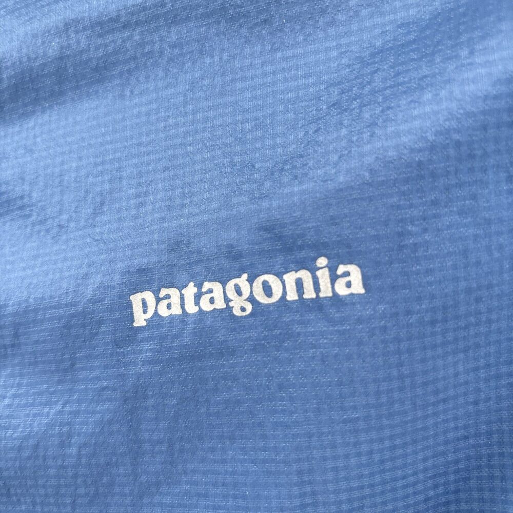 Patagonia Women’s L W’s Nine Trails Jacket Lightweight Running Hiking 25025 Blue - Picture 2 of 7